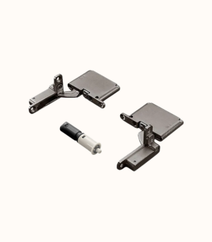 Salice AIR Push to Open Integrated Hinge Kit (Titanium)