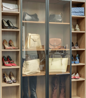 Boutique Closet with Glass Doors