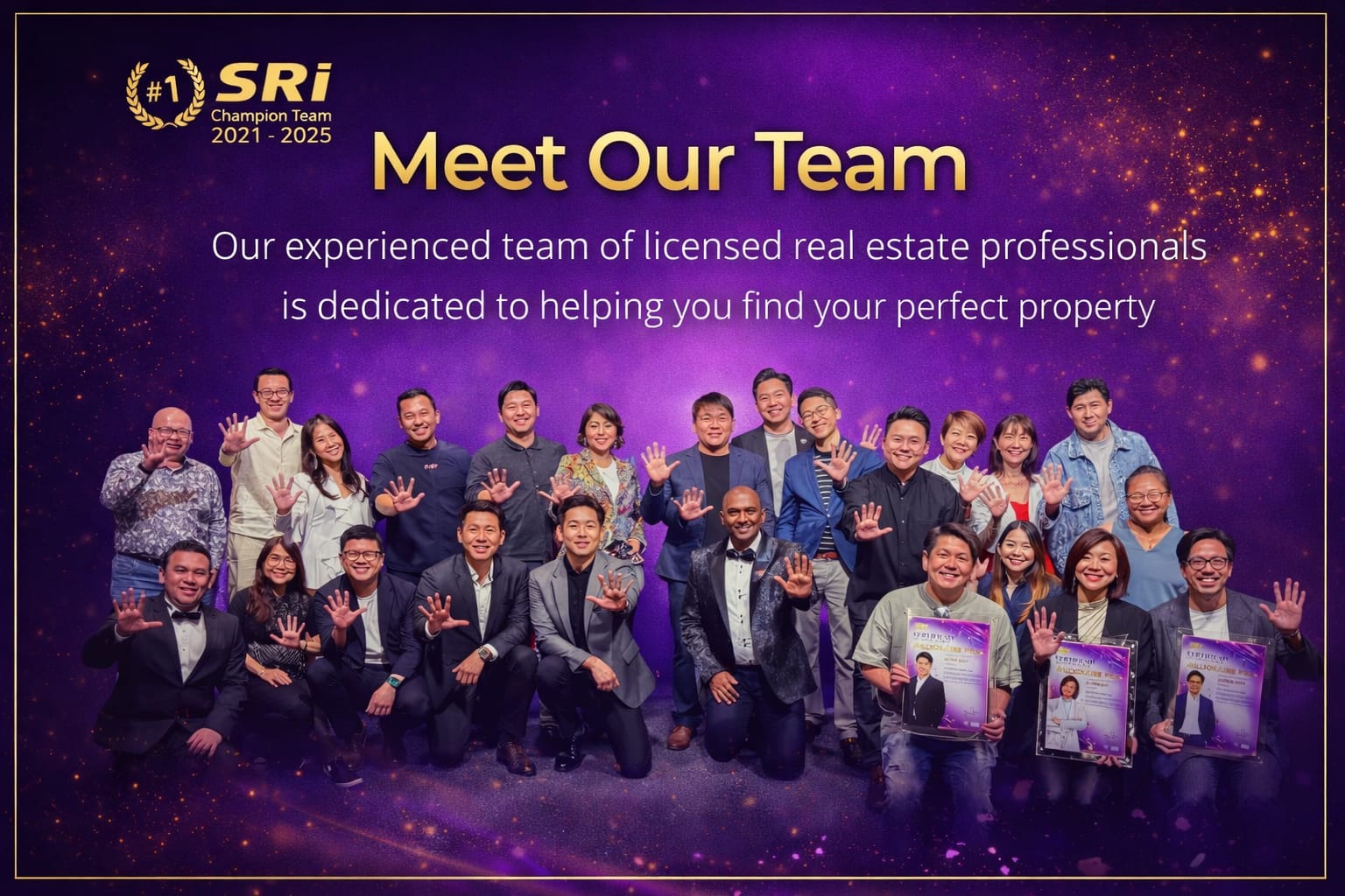 The SRI team at the annual champion team celebration