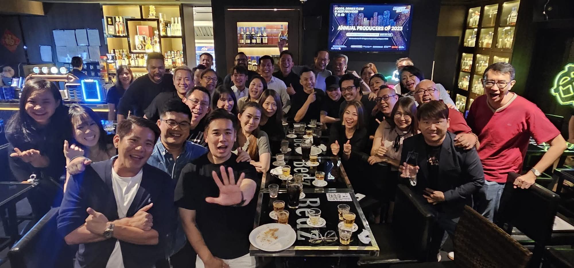 SRI colleagues gathered for the Annual Producers night