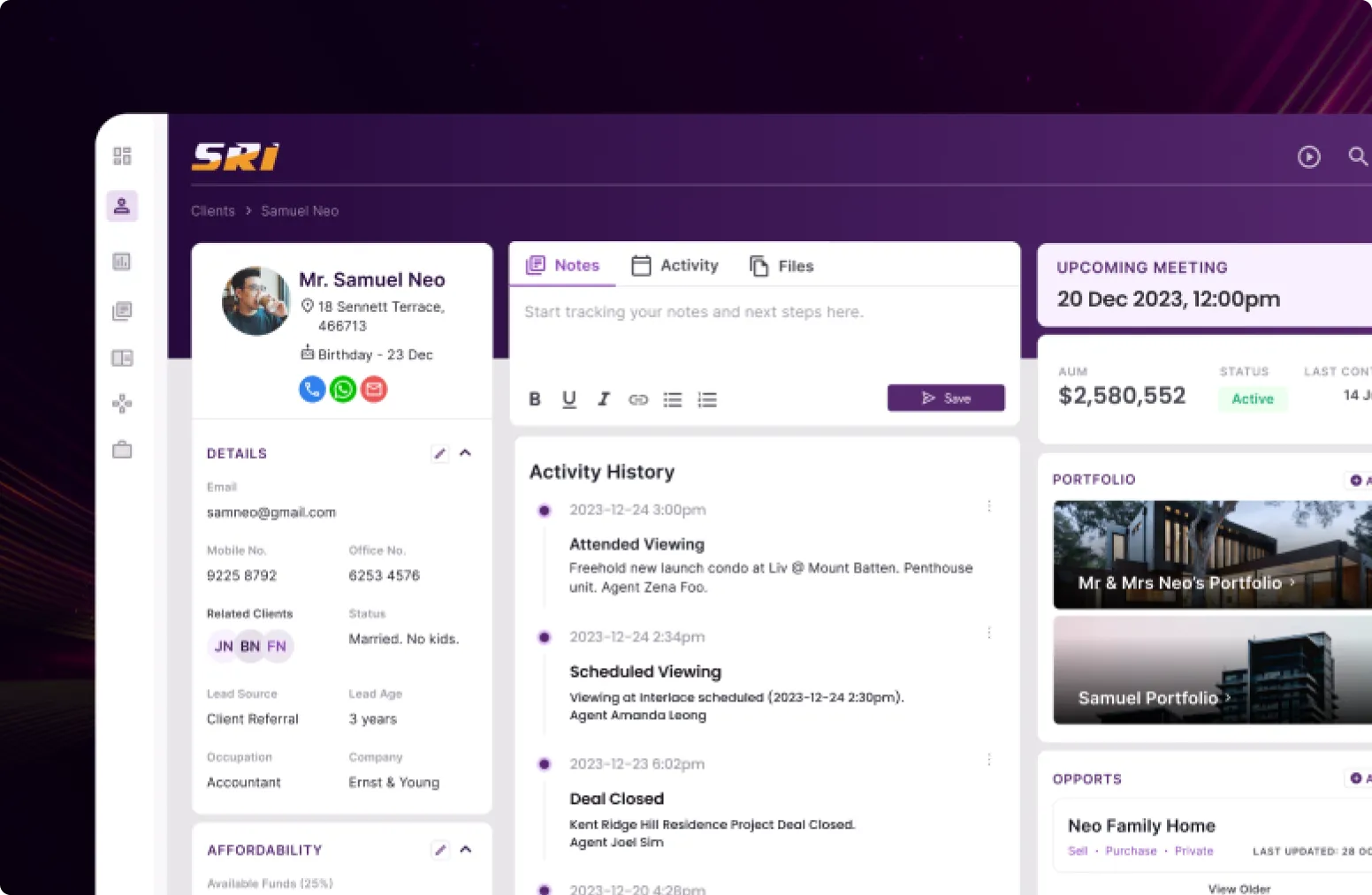 CRM platform