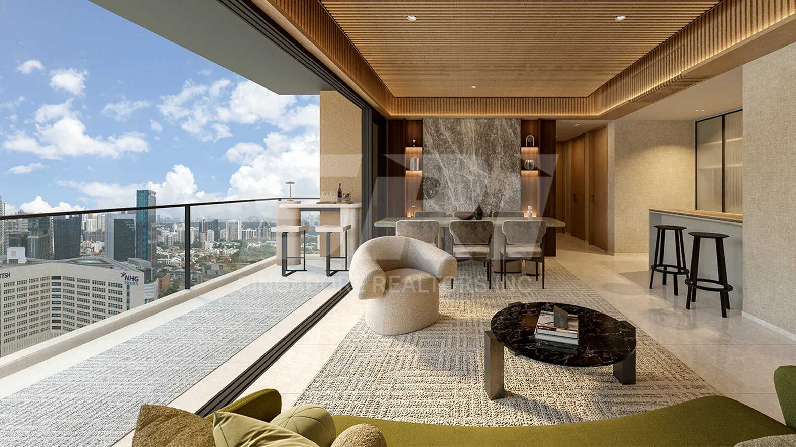 The Serra Residences project imagery at Bassein Road, Novena