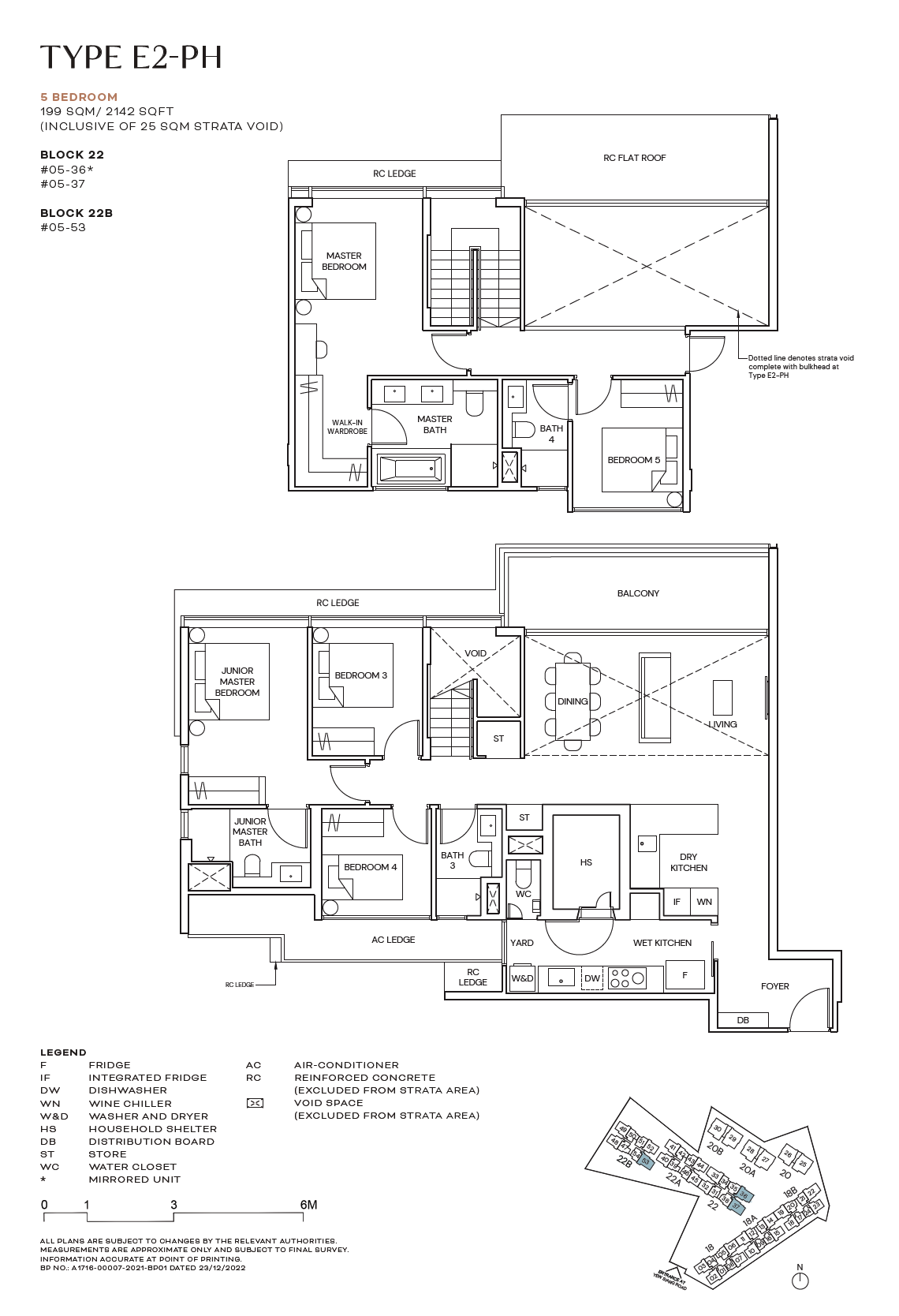Terra Hill 5 Bedroom Type A recorded floor plan