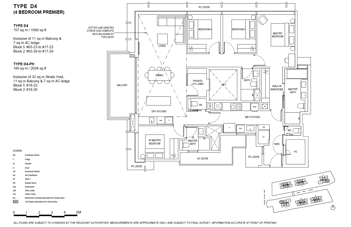 The Continuum 4 Bedroom recorded floor plan