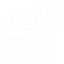 Icon of a storefront with a location pin above it.