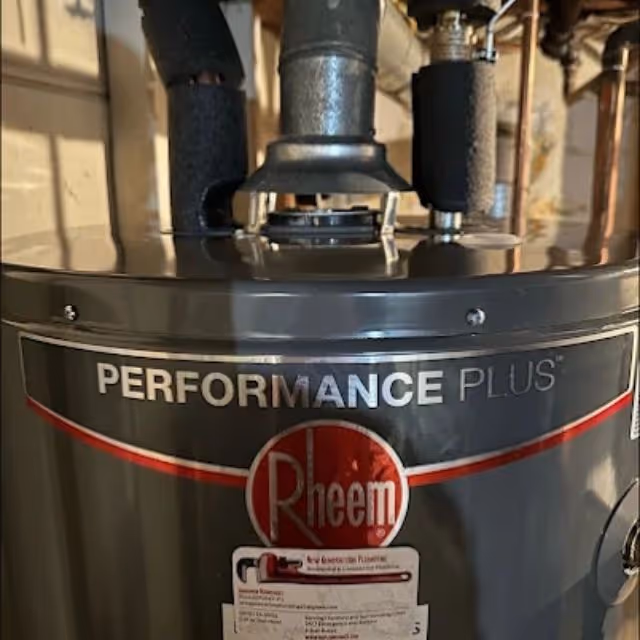 Interior water heater repair