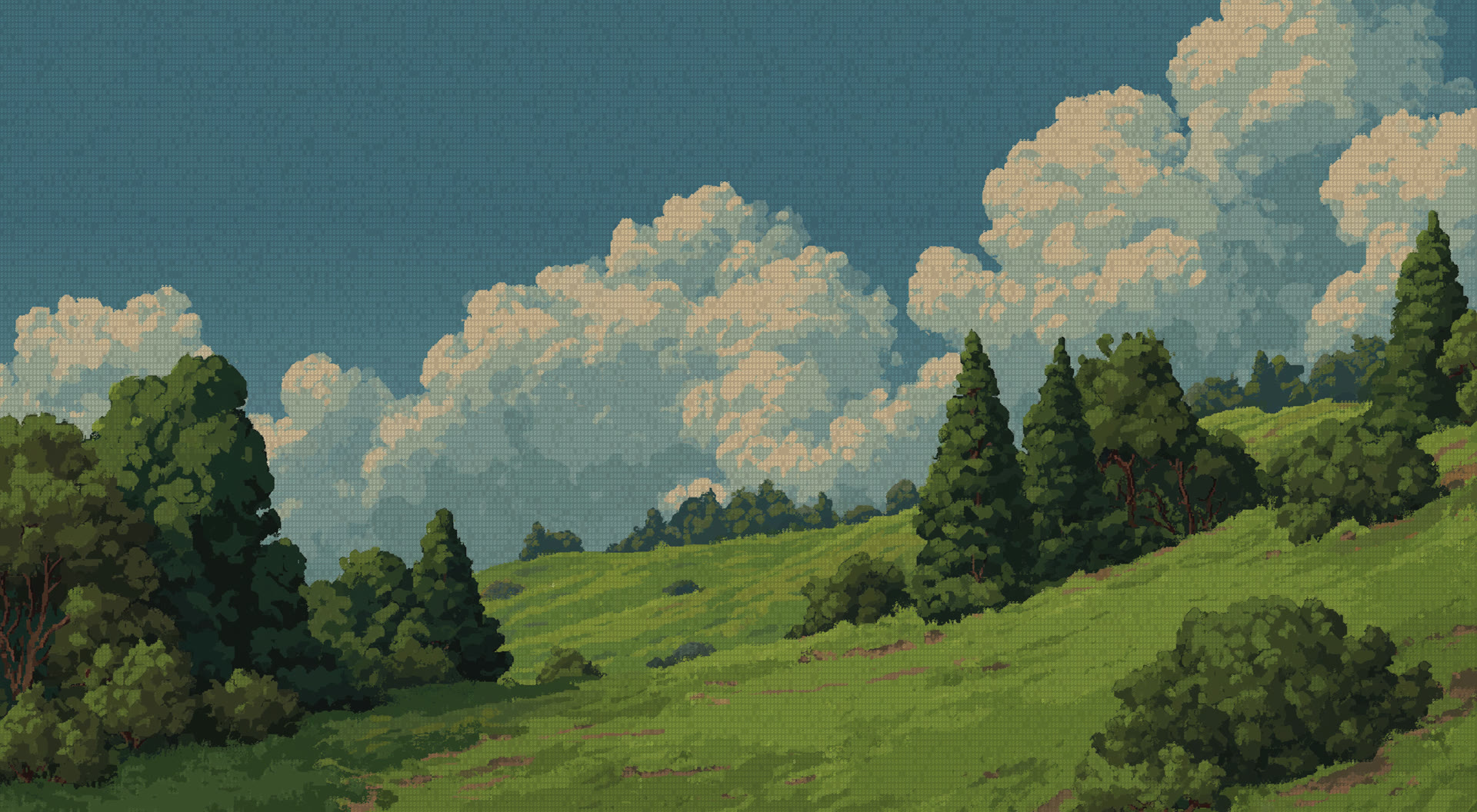 Valley of trees