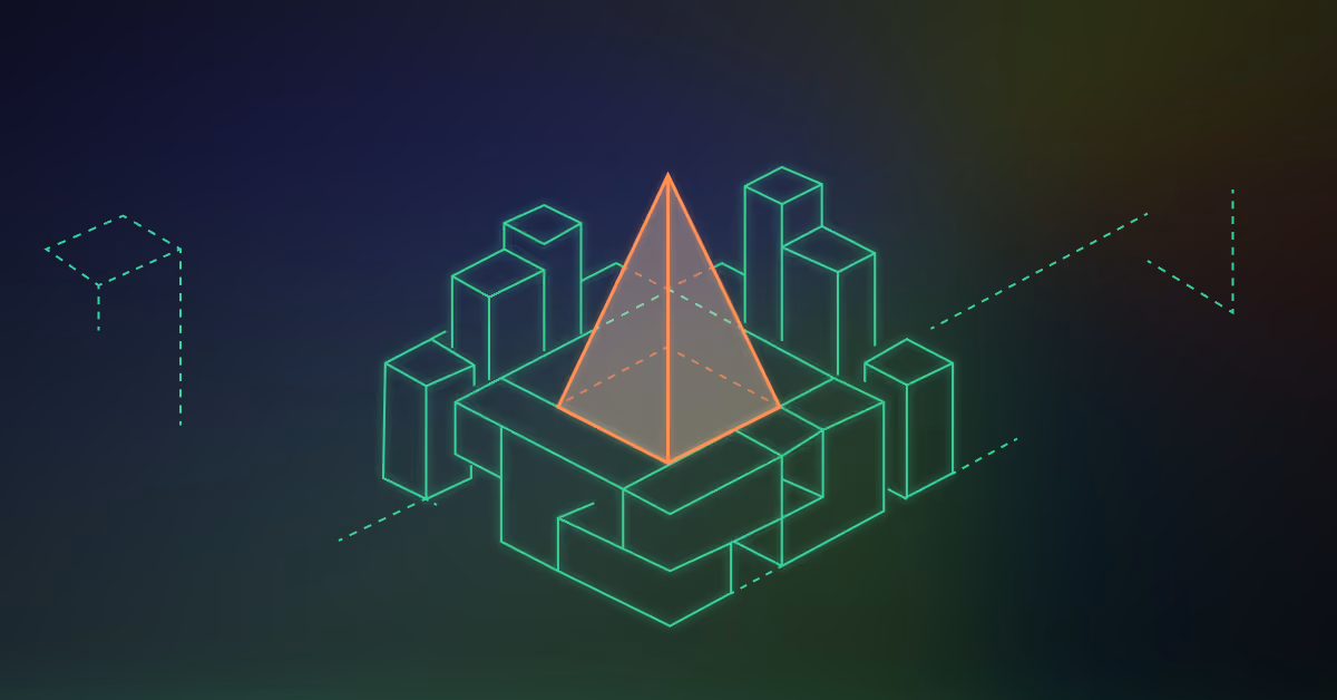 Abstract AI governance illustration symbolizing the gap between board-level AI ambitions and organizational operating model readiness.