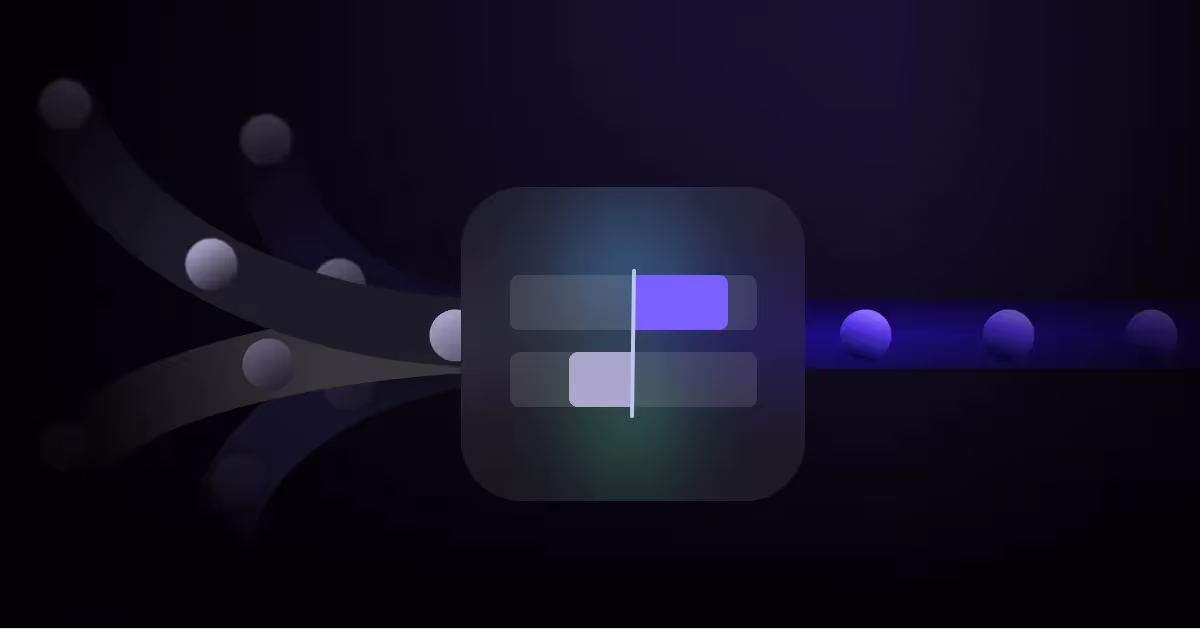 AI transformation with tech graphics