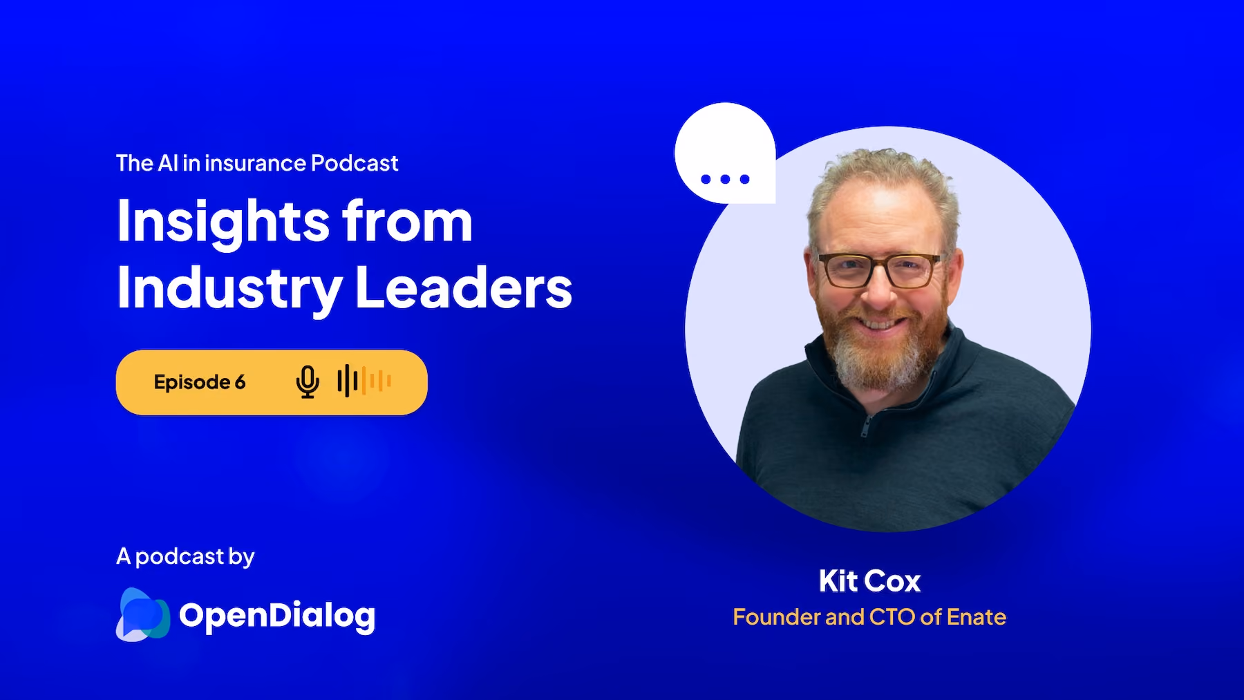 Kit Cox on the OpenDialog AI podcast