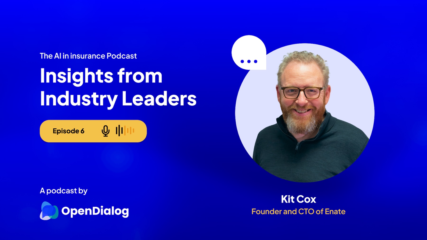 Kit Cox on the OpenDialog AI podcast