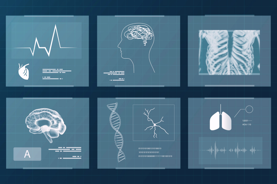 Medical infographics on patient data
