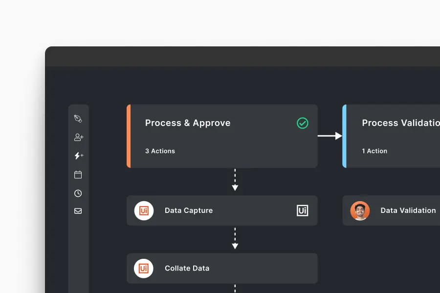Images showing different workflows and how they can be managed inside Enate.