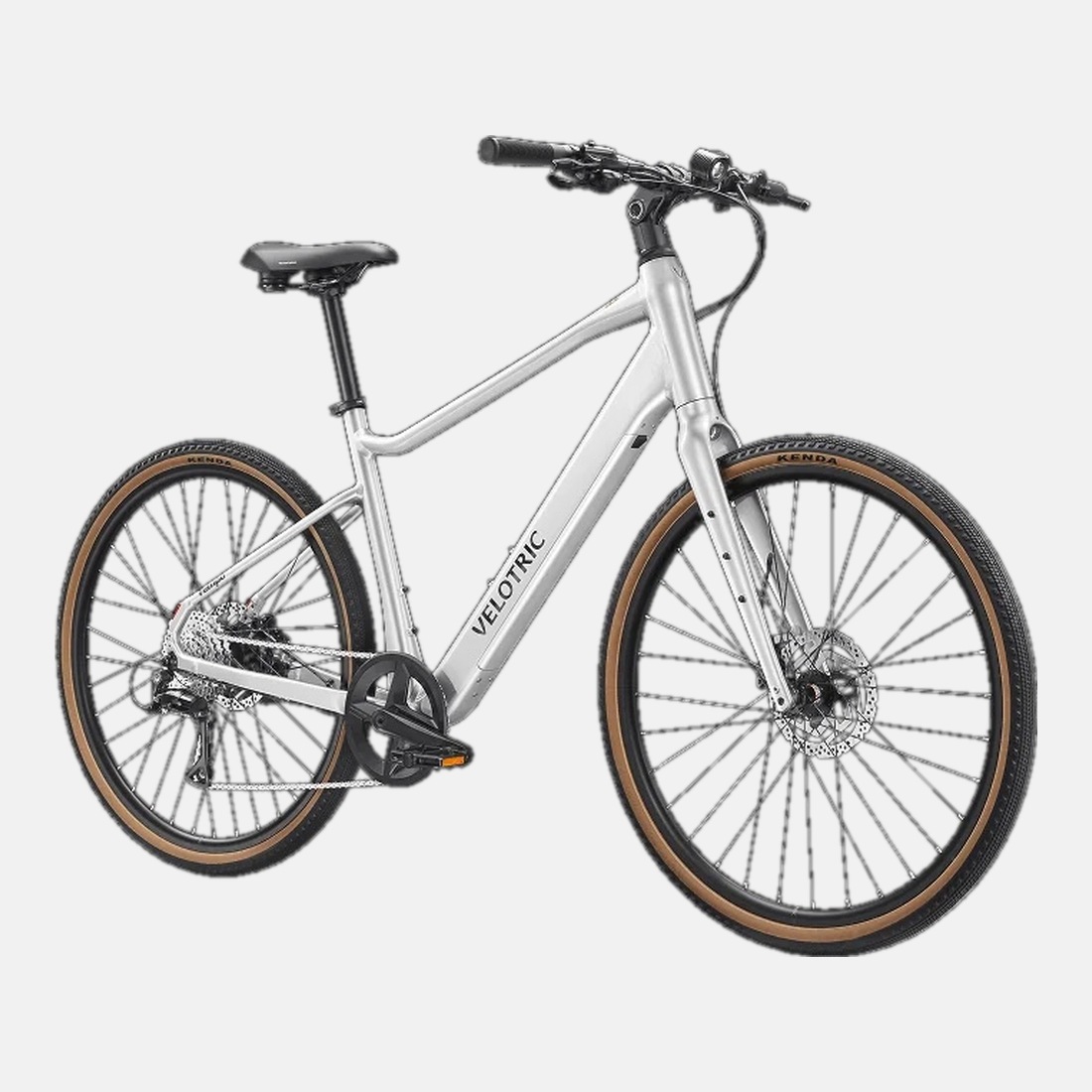 Velotric Tempo electric bike in white, side view