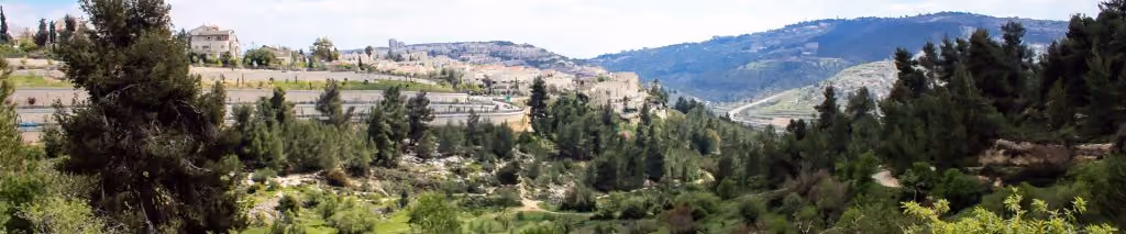 Jerusalem mountains view