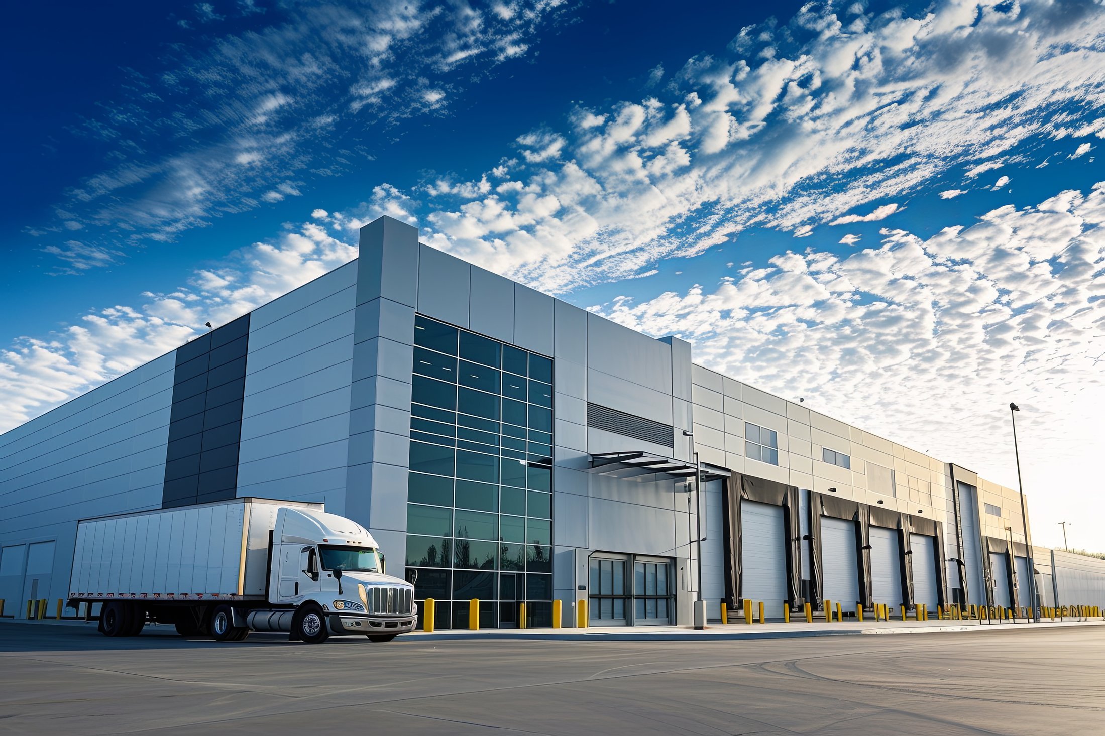 Industrial and logistics distribution facility developed by West Wing Corporation