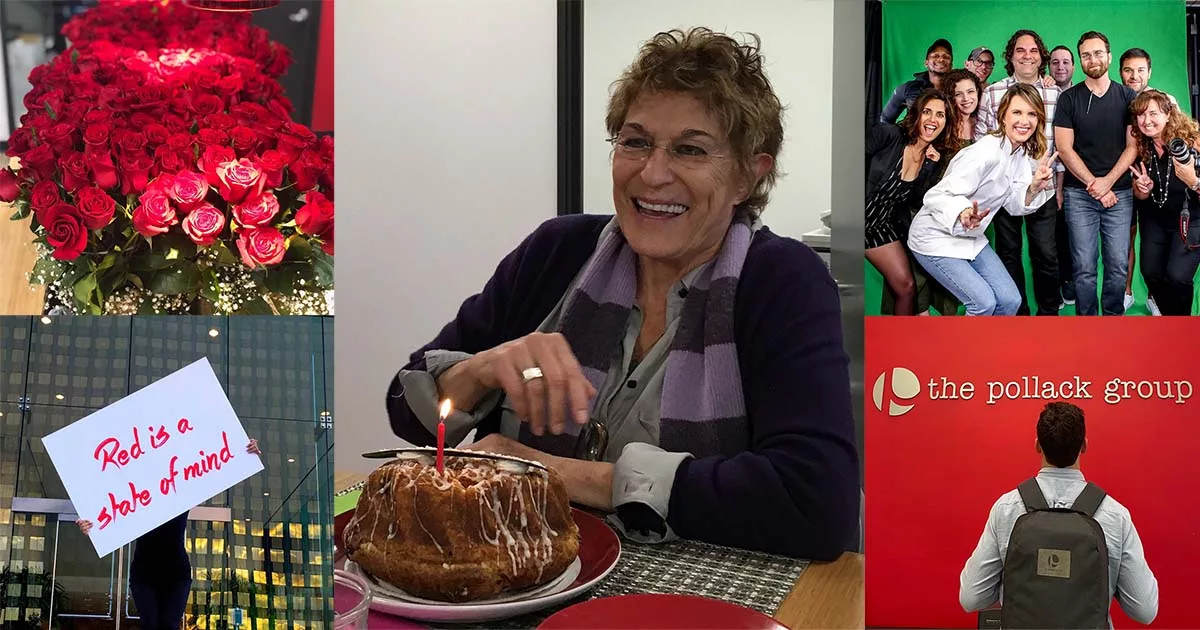 Smiling woman celebrates with cake and candle