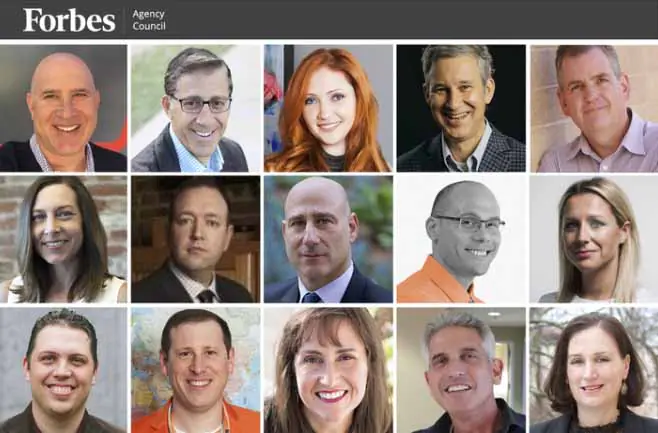 Collage of diverse professionals smiling