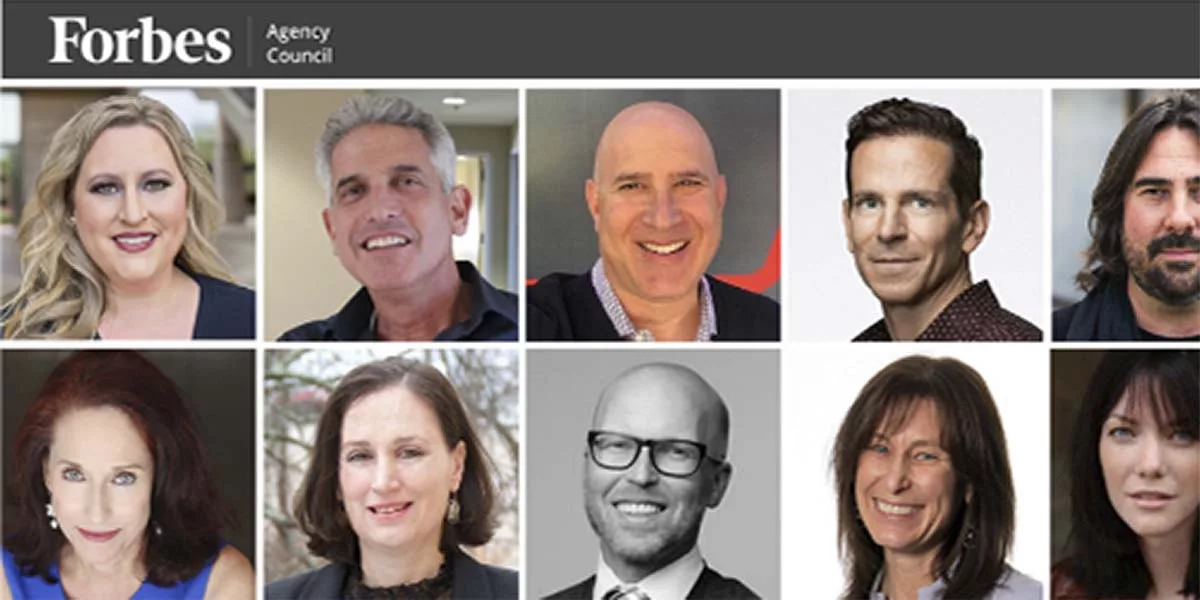 Group of professionals from the Forbes Agency Council showcasing diverse industry experts.