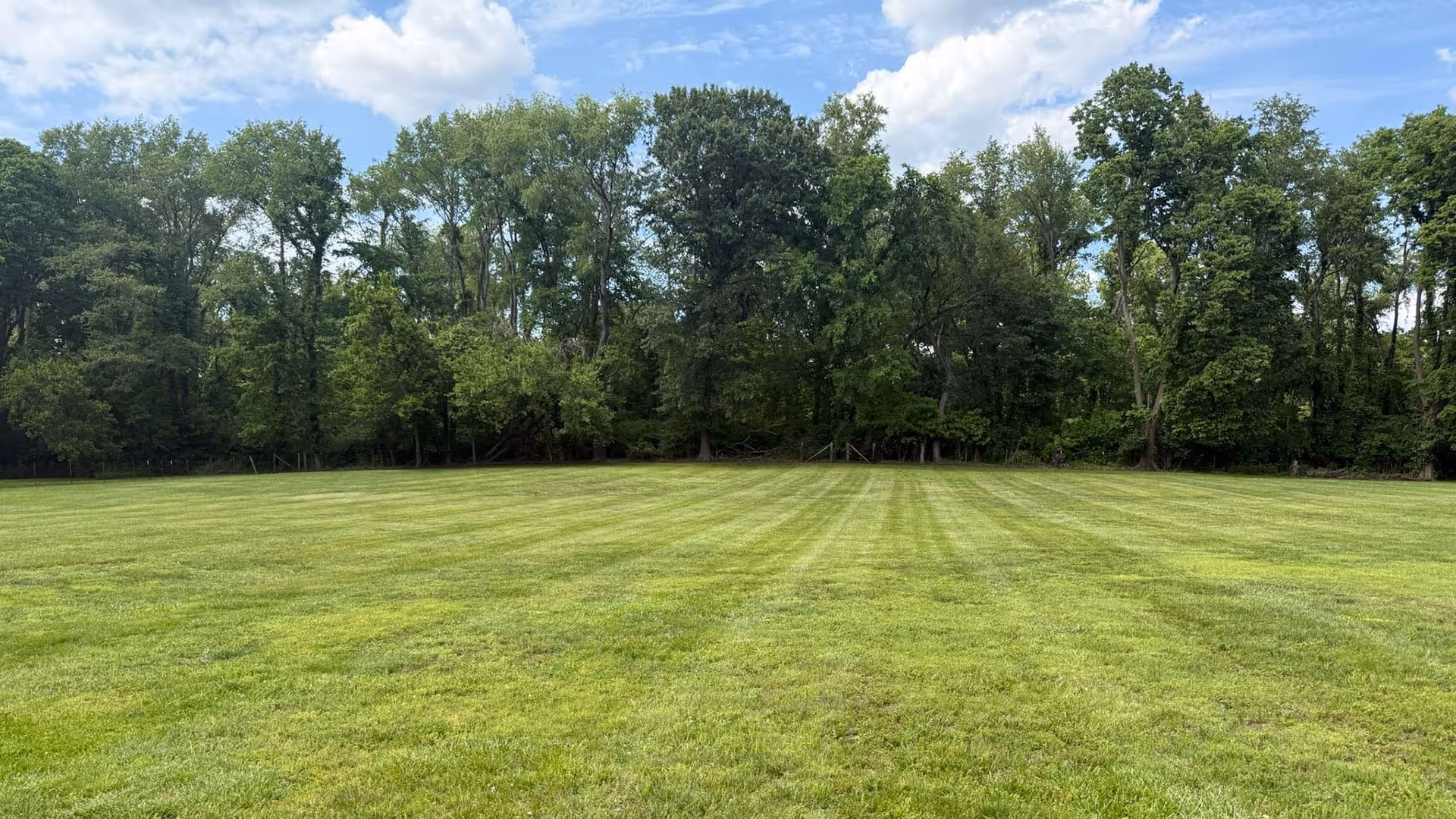 Routine commercial lawn mowing and grounds maintenance in Southern Indiana