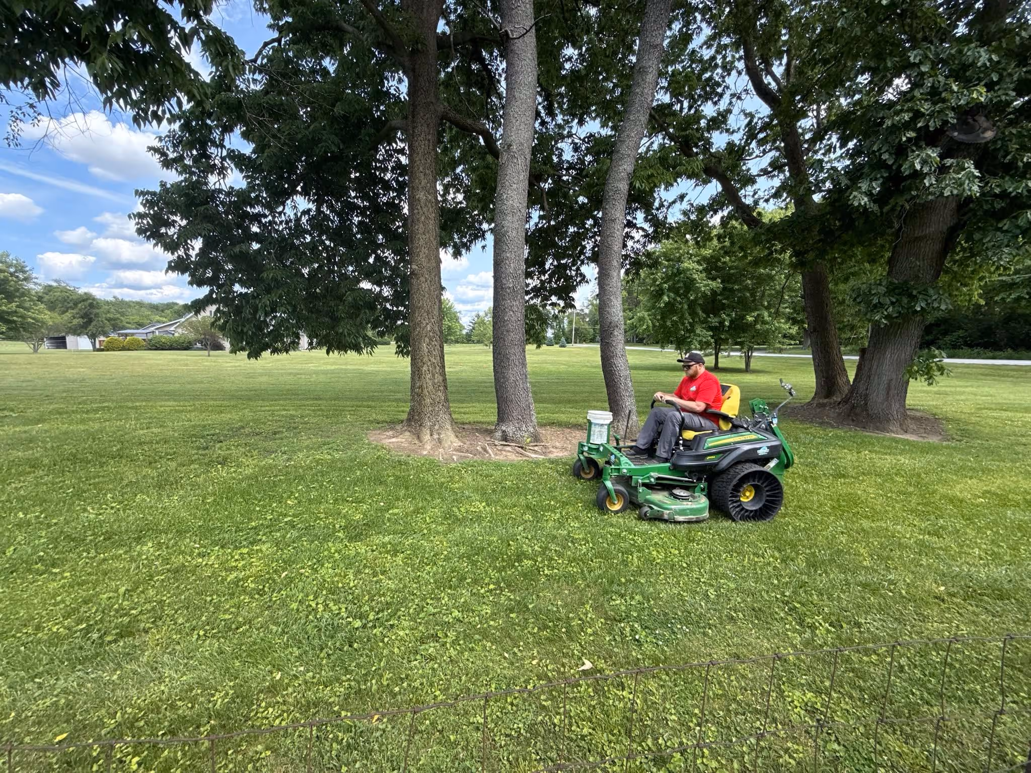 Commercial lawn and grounds care by Midwestern Outdoor Services in Southern Indiana
