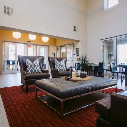Lounge in clubhouse