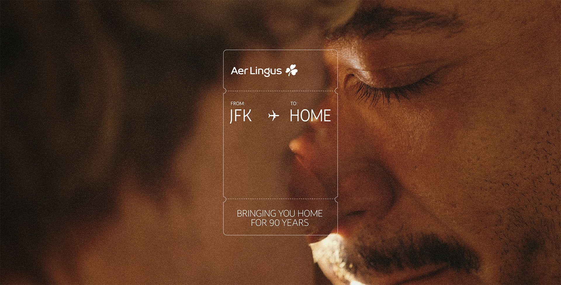 Aer Lingus campaign still, Uncommon Creative Studio