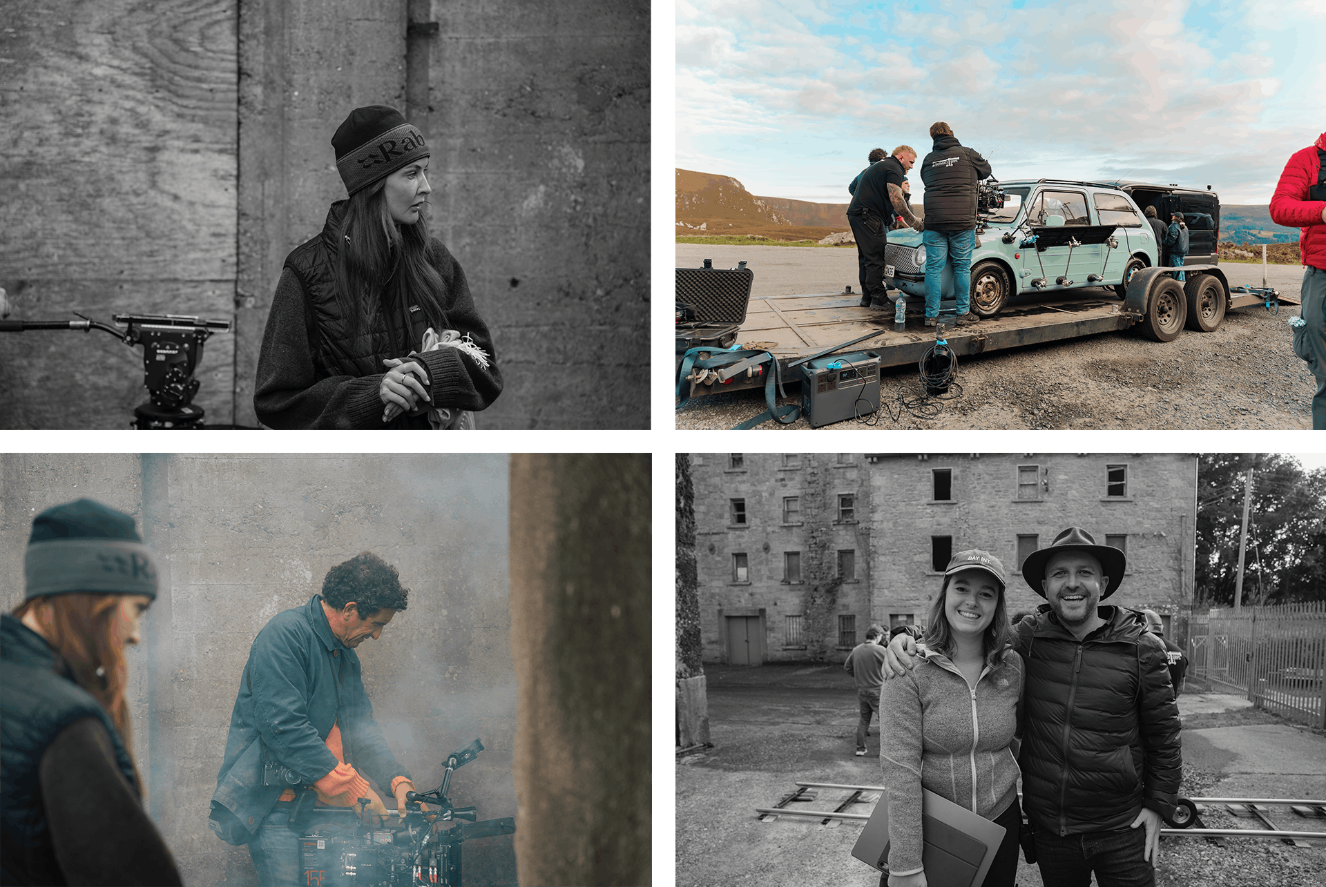 Lankum Ghost Town, Behind the scenes shots of director, car on-set and Jaywalk founders, Director: Leonn Ward