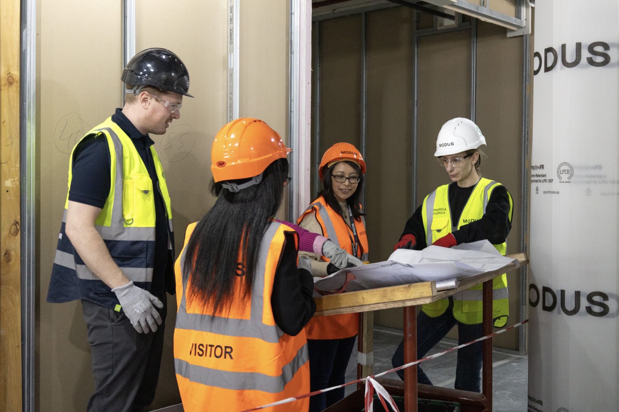 Modus team on site