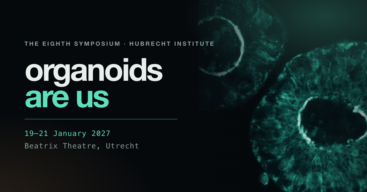 Organoids Are Us 2027, 19-21 January, Beatrix Theatre Utrecht