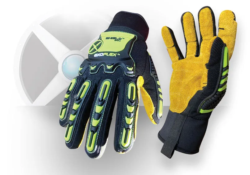 Shield360 ExoFlex PerfPlus impact glove with reinforced leather palm