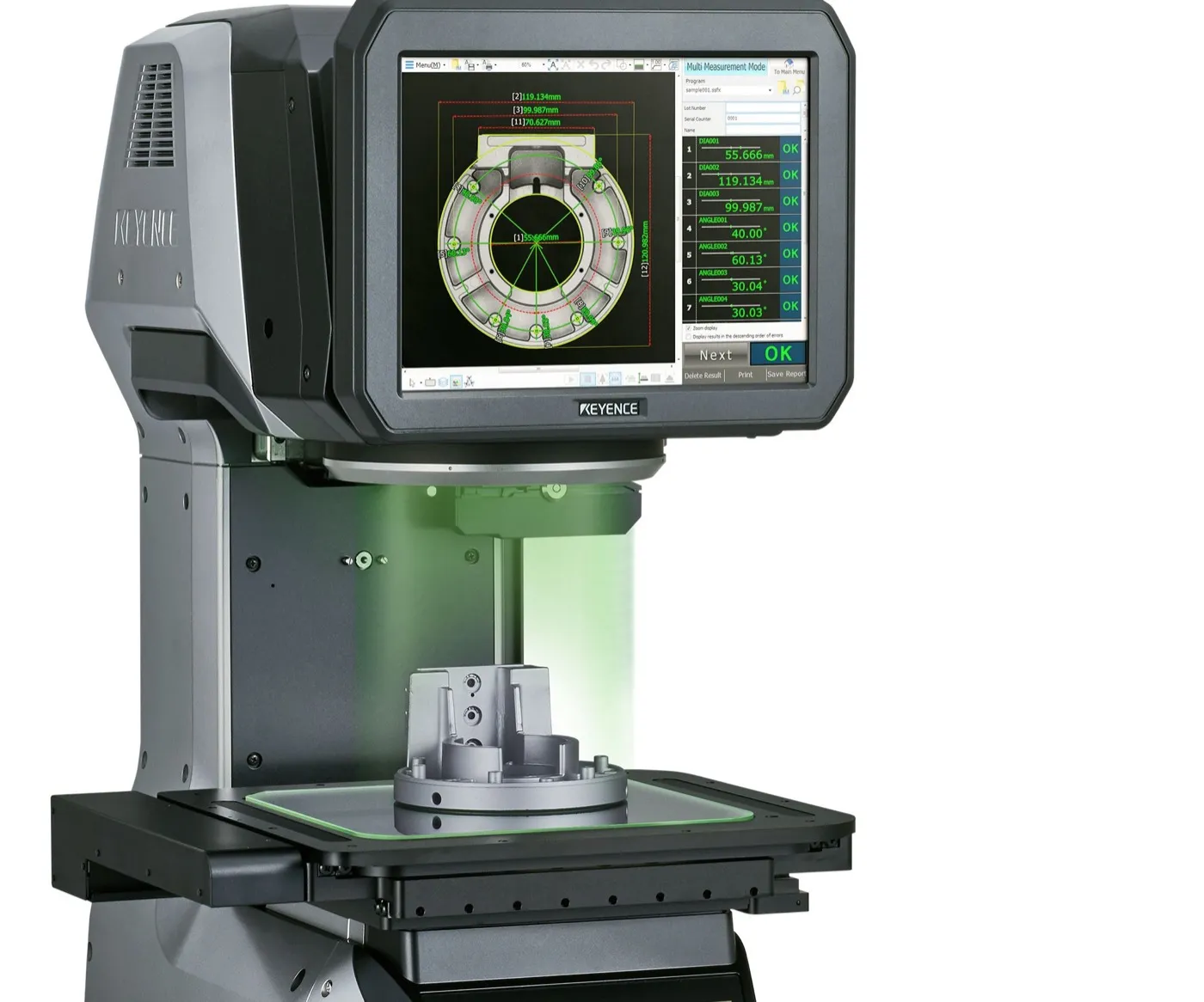 Keyence IM-7030T image dimension measurement system