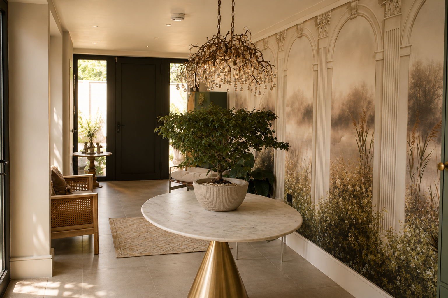 Restorative spa atmosphere