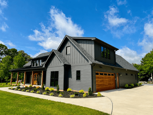 Exterior house painting project in Charlotte, NC by Ivan Painting LLC