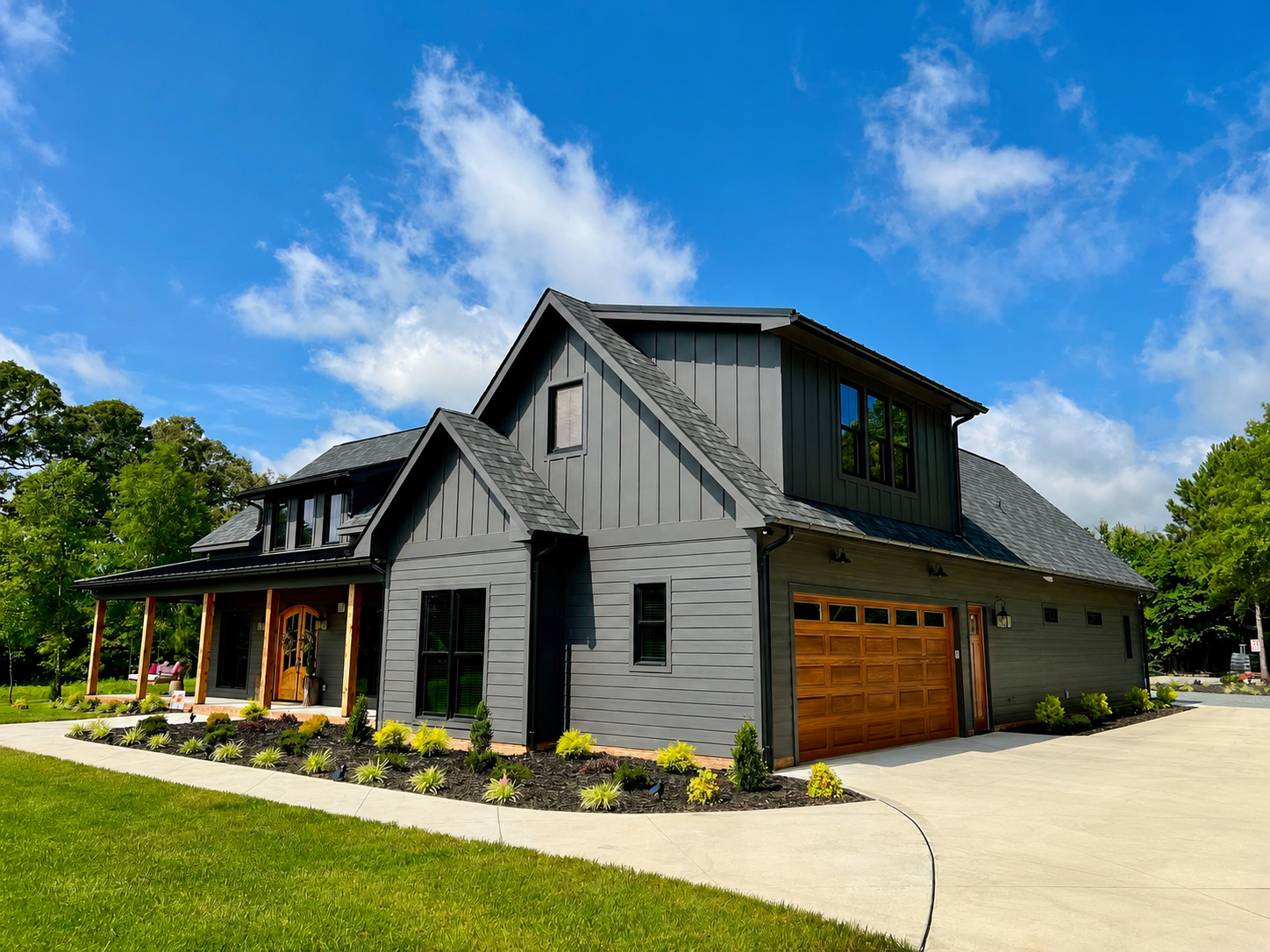 Exterior house painting project in Charlotte, NC by Ivan Painting LLC