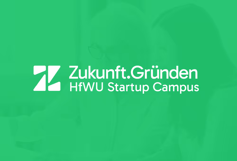 Zukunft.Gründen HfWU Startup Campus logo
