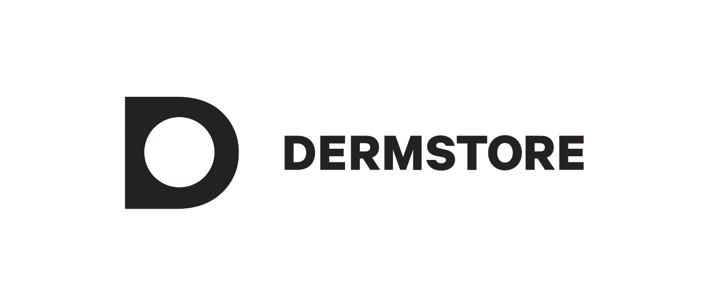 Dermstore brand name text with a stylized D logo to the left.