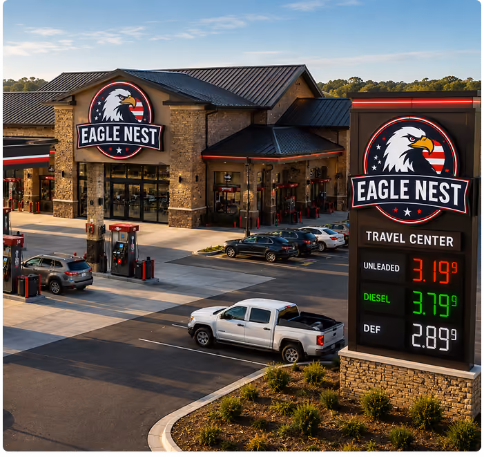 parking pic of eagle nestr