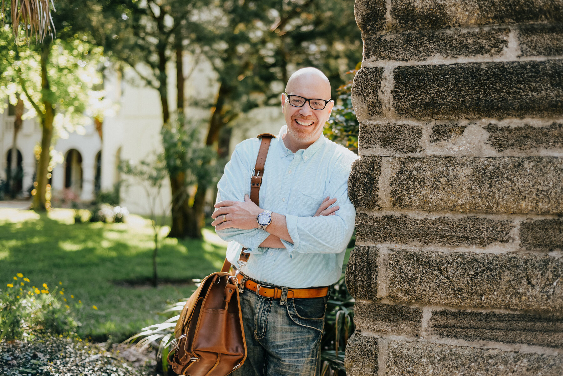Attorney Scott C. DuPont outside his office in St. Augustine