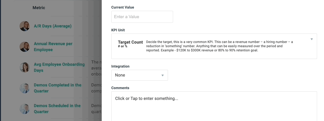 HubSpot marketing data connected to Scaling Up Scoreboard