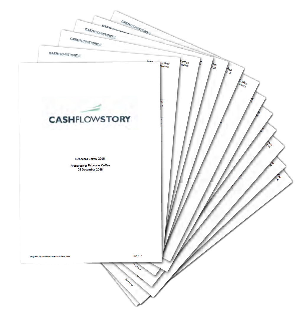Cash Flow Story report — where cash is hiding in your business and what your company is worth
