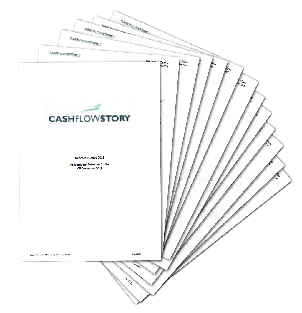 Cash Flow Story report — where cash is hiding in your business and what your company is worth