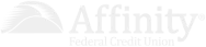 Affinity Federal Credit Union logo with a stylized leaf design.