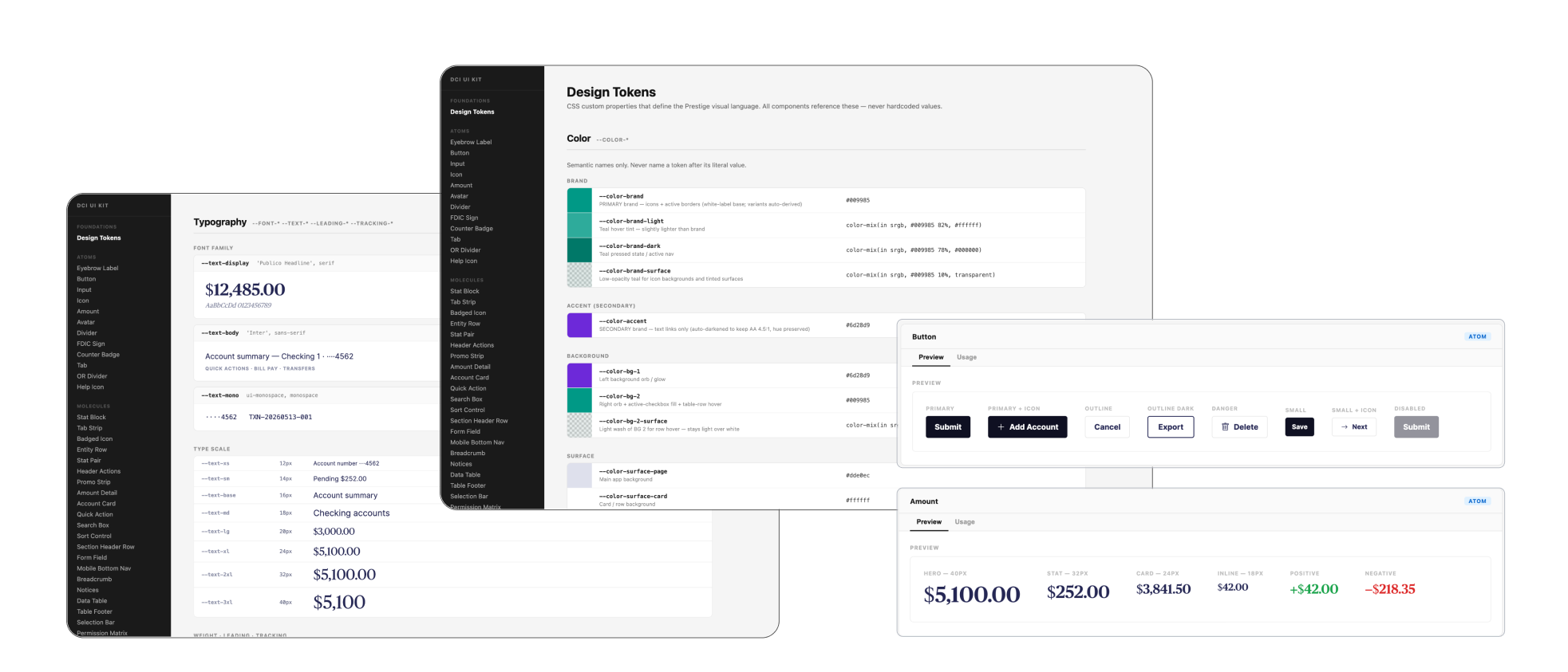 AI-powered design system library