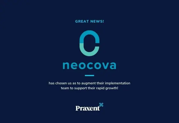 Neocova Chooses Praxent to Augment Their Implementation Team (card)