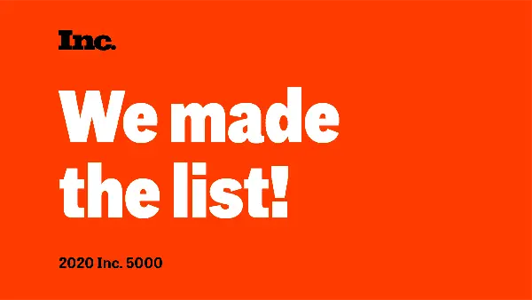 Praxent Listed on Inc. 5000 List of America’s Fastest-Growing Private Companies for Fourth Year (card)