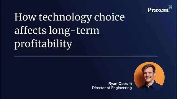 VIDEO: How does your technology choice today impact your custom software profitability tomorrow? (card)
