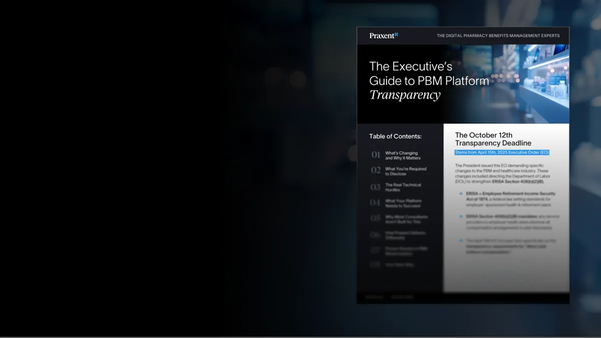 The Executive's Guide to PBM Platform Transparency