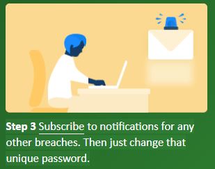 Subscribe to database breach alerts