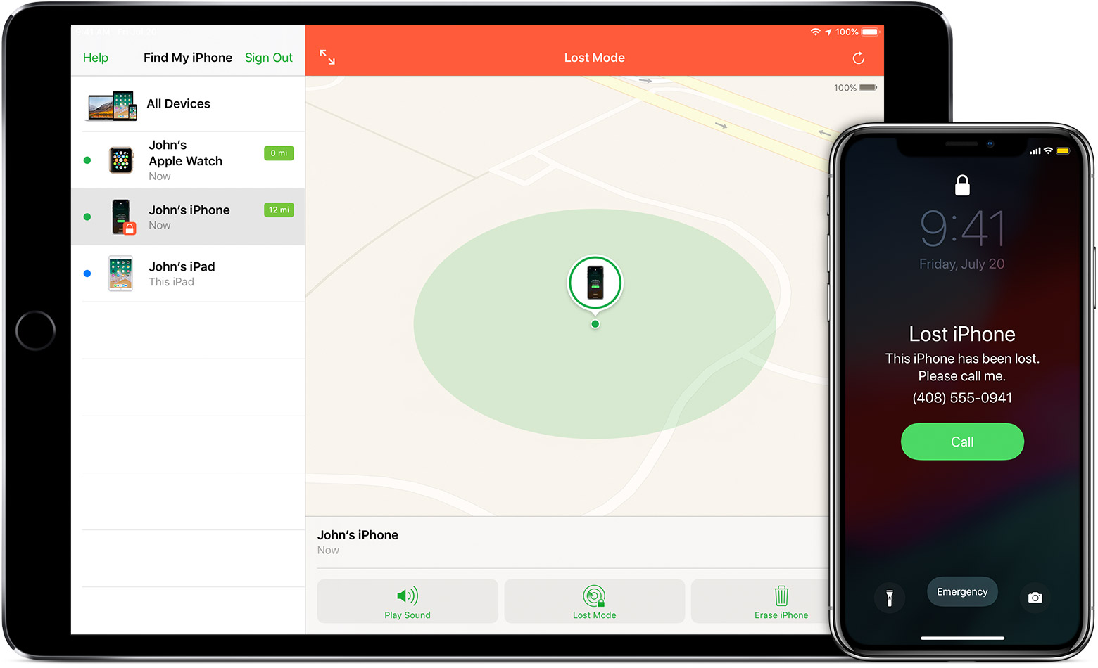 Find My iPhone Lost Mode